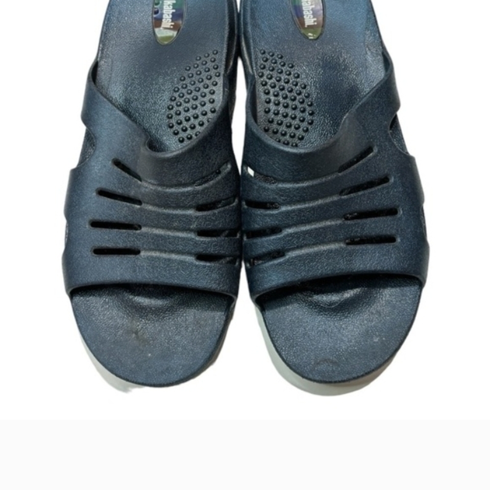 Okabashi Black Men's Slip-On Sandals - Picture 3 of 4